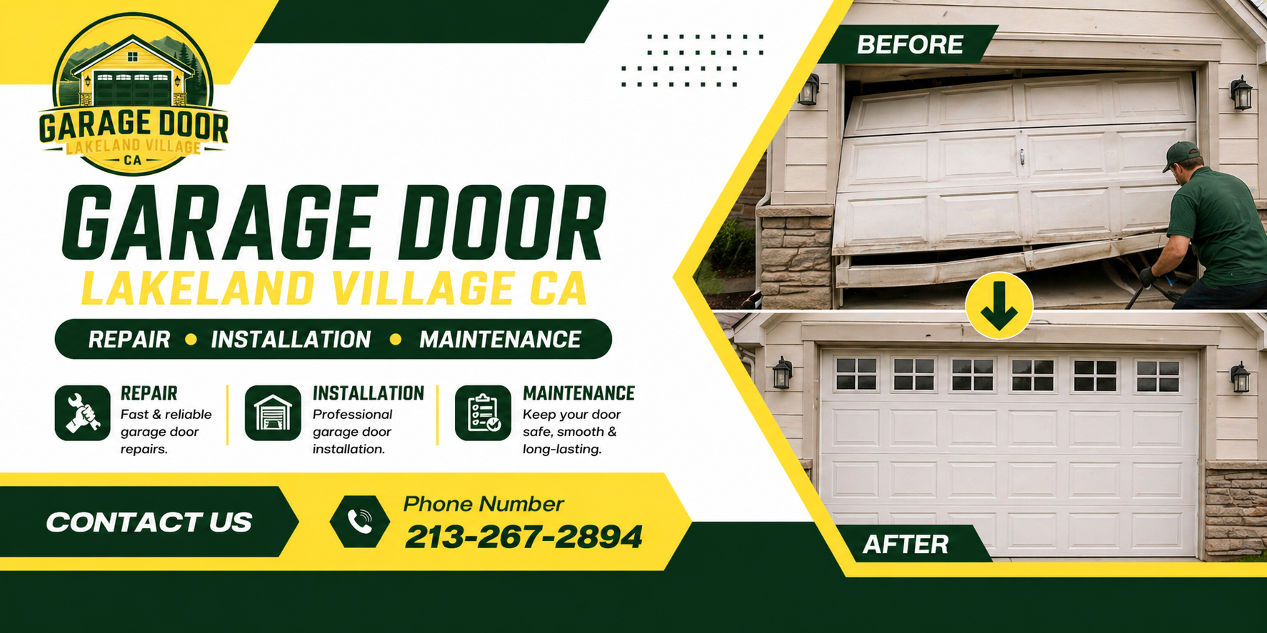Garage Door Lakeland Village CA
